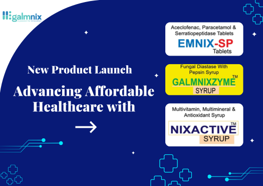New Product Launch: Advancing Healthcare with EMNIX-SP, NIXACTIVE Syrup & GALMNIXZYME Syrup